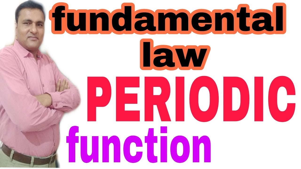 How to find period || FUNDAMENTAL LAW OF PERIODIC FUNCTION