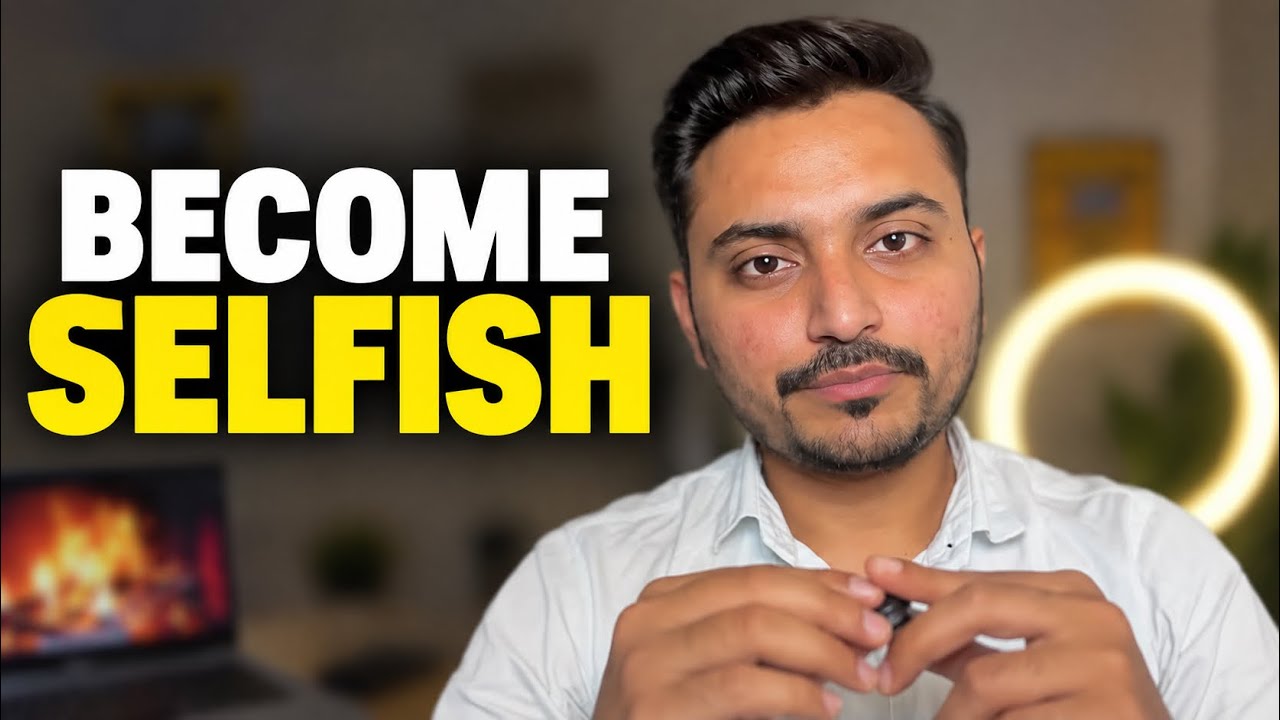 Isolate Yourself & Become Selfish 😨 &mdash; Your Life Will Change