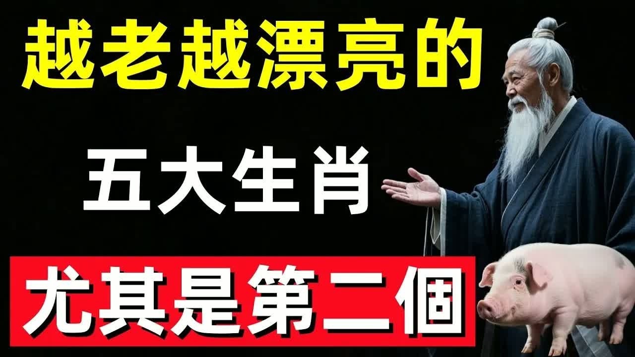 越活越美的5大生肖，特別是第二個，宛如仙女下凡！#修行思維 #修行 #福報 #禪 #道德經 #覺醒 #開悟 #禅修
