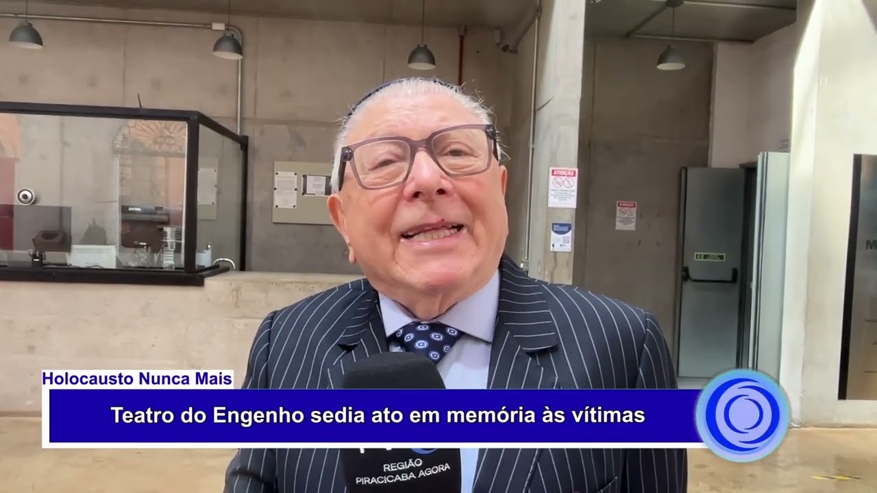 Teatro do Engenho sedia ato em memória às vítimas do Holocausto