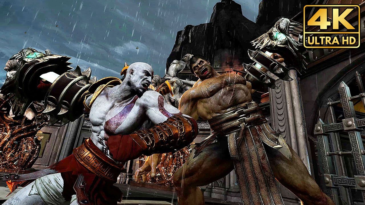 God of War 3 - KRATOS vs HERCULES Boss Fight (4K Remaster) [RPCS3] @ ᵁᴴᴰ 60ᶠᵖˢ ✔