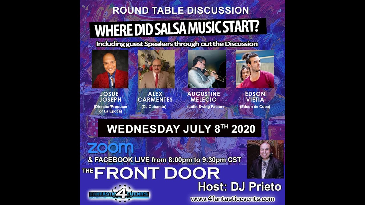 Roundtable Discussion The Front Door Show - When did Salsa Music Start