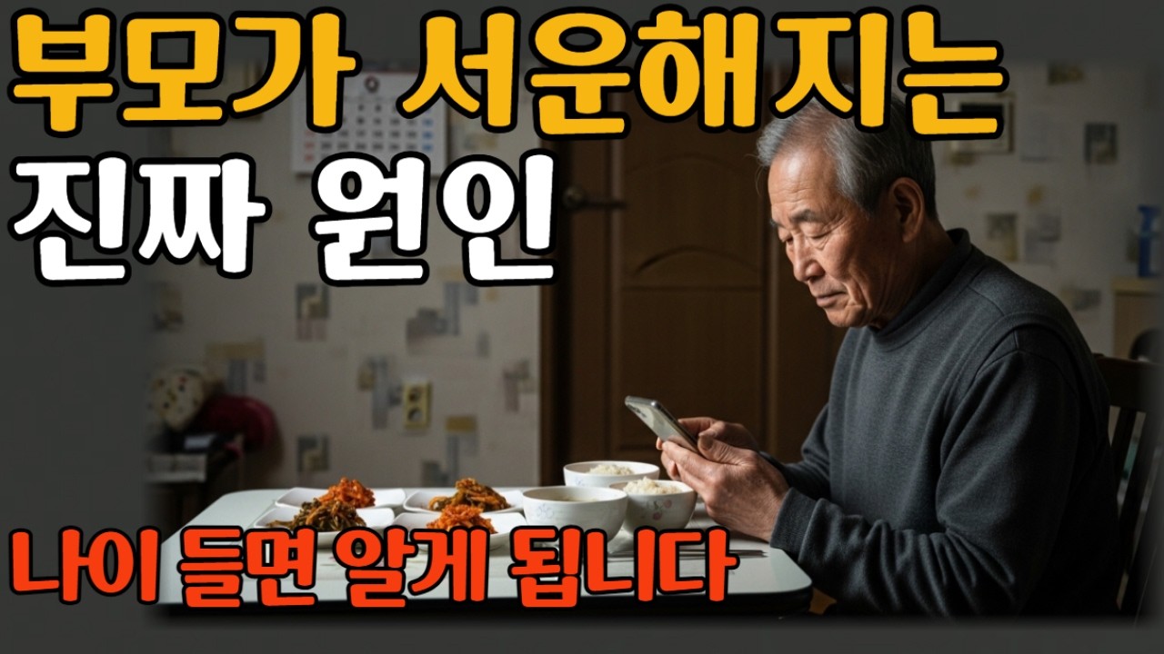 나이 들수록 자식에게 서운해지는 이유