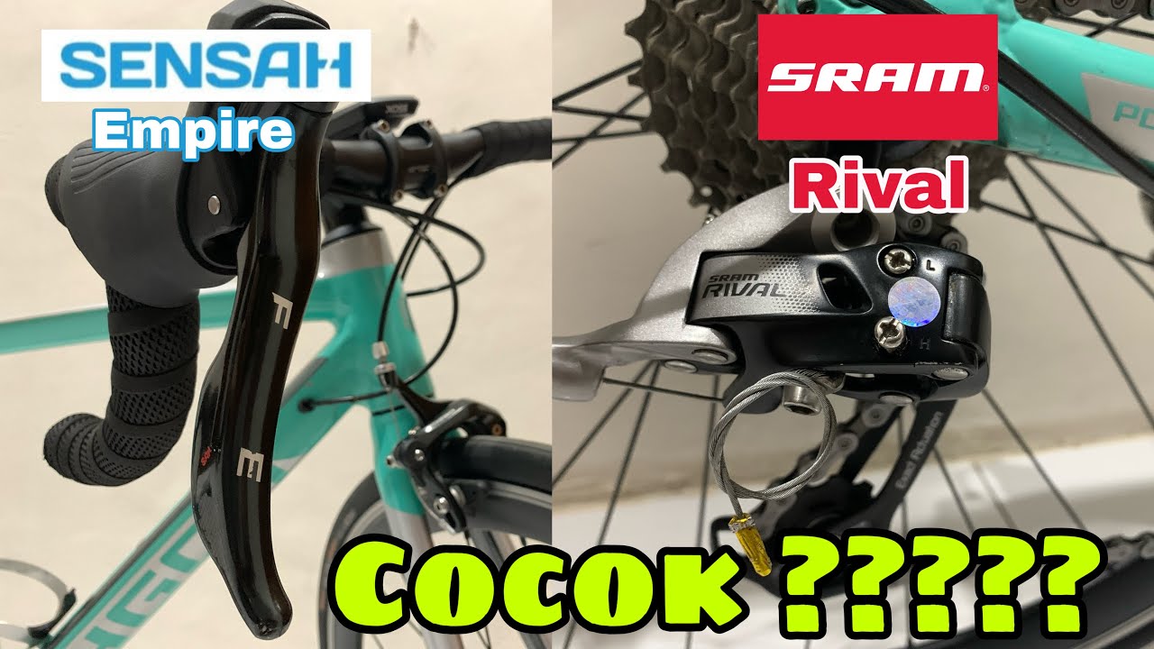 BRIFTER / SHIFTER SENSAH COCOK DENGAN RD SRAM RIVAL 11 SPEED ????? CEKIDOT!!