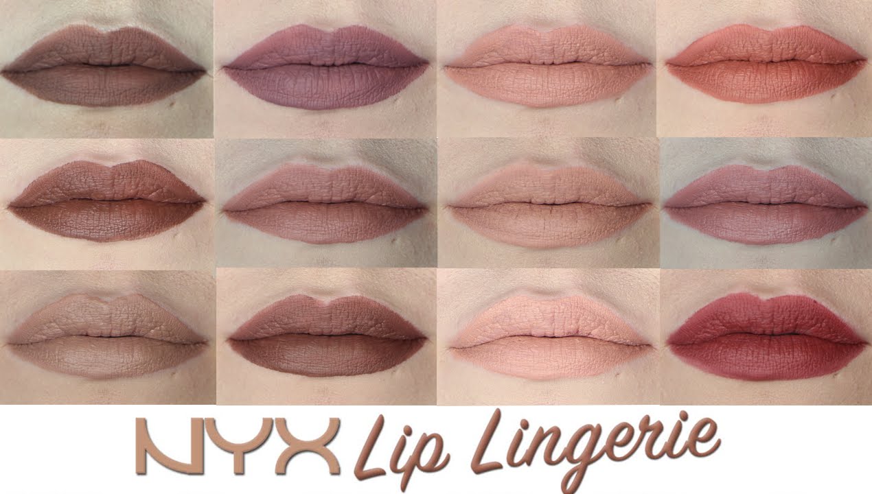 NYX LIP LINGERIE LIPSTICK | SWATCHES + REVIEW