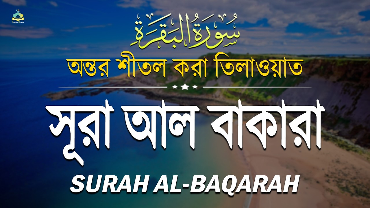 সূরা বাকারা অত্যন্ত মায়াবী কন্ঠে তিলাওয়াত । Most Beautiful Recitation Surah Baqarah | Surela Quran