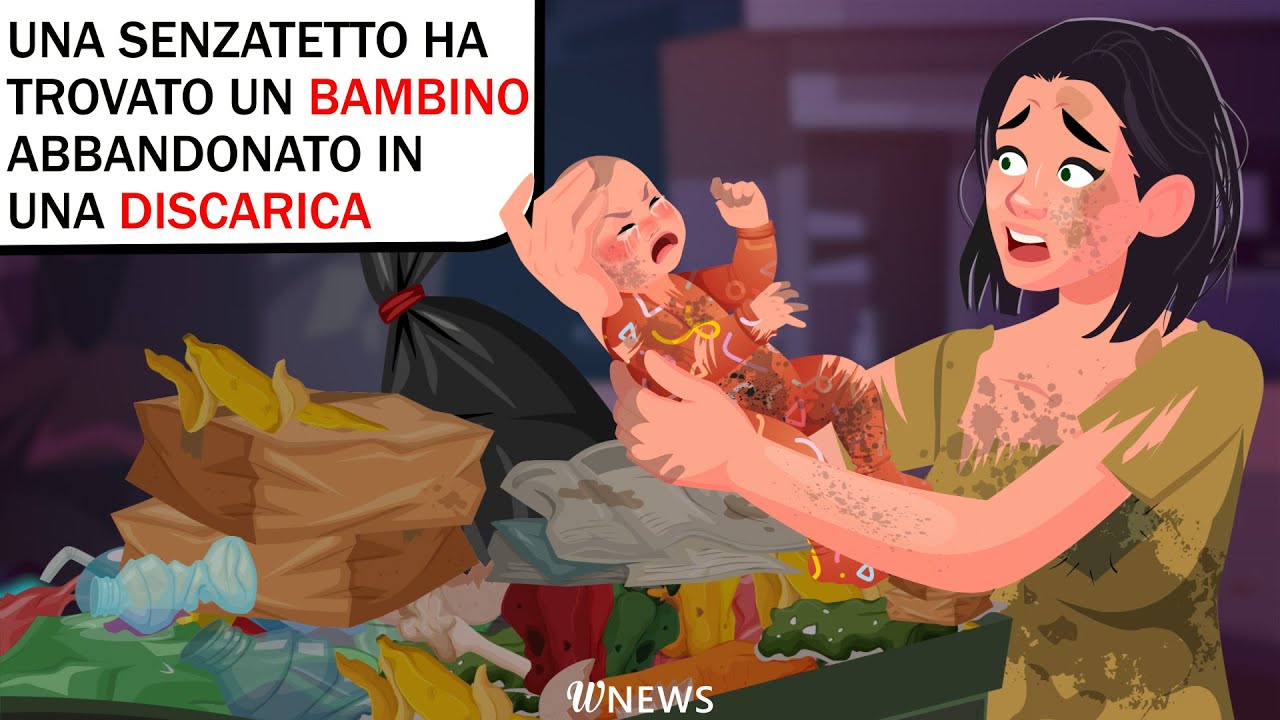 Una senzatetto ha trovato un BAMBINO abbandonato in una DISCARICA
