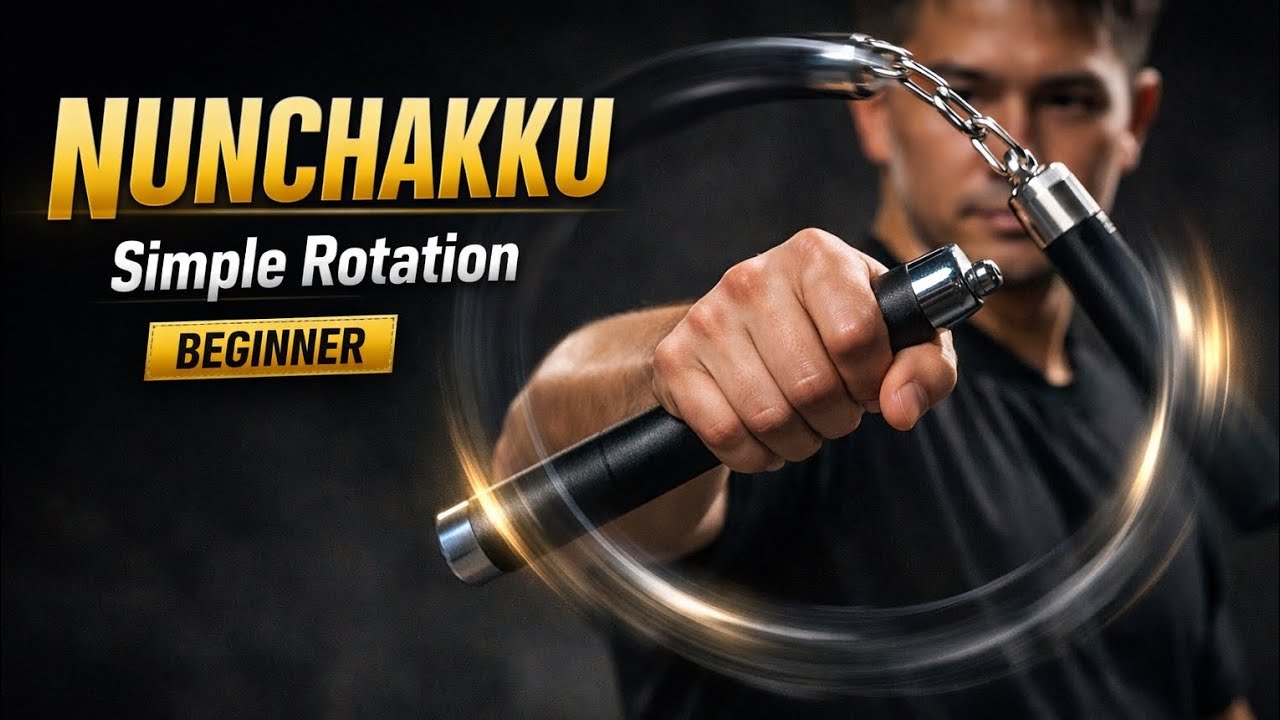 Nunchakku rotation tutorial. #nunchakufreestyle #nunchaku #nunchakutricks 