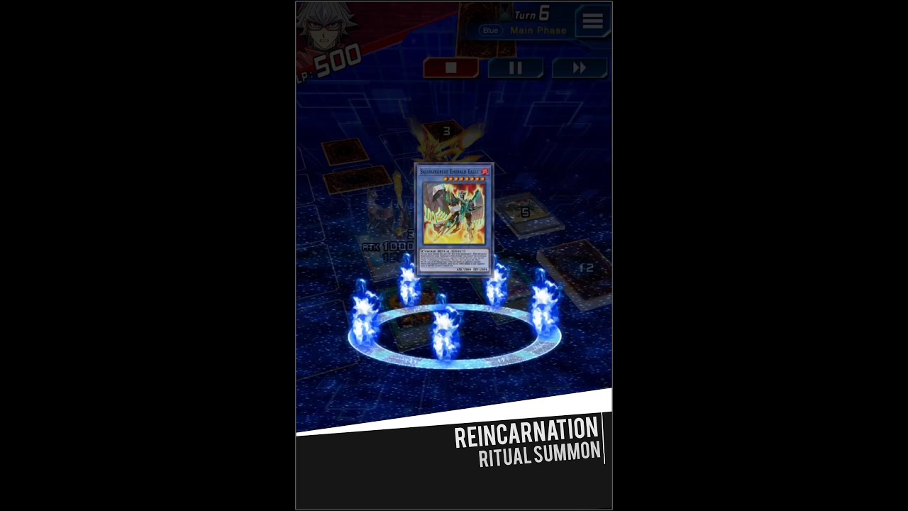 Yugioh Duel Links - Soulburner x Reincarnation Ritual Summon Salamangreat Emerald Eagle