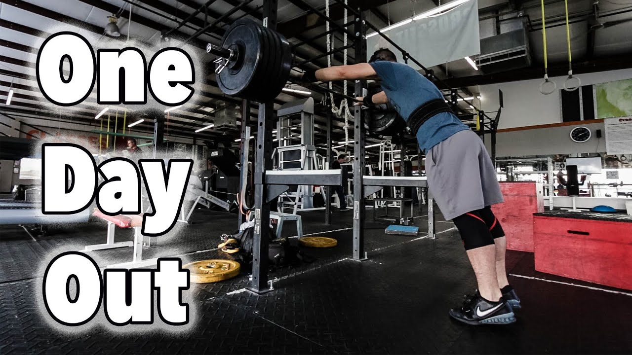 One Day Out From My First Powerlifting Meet