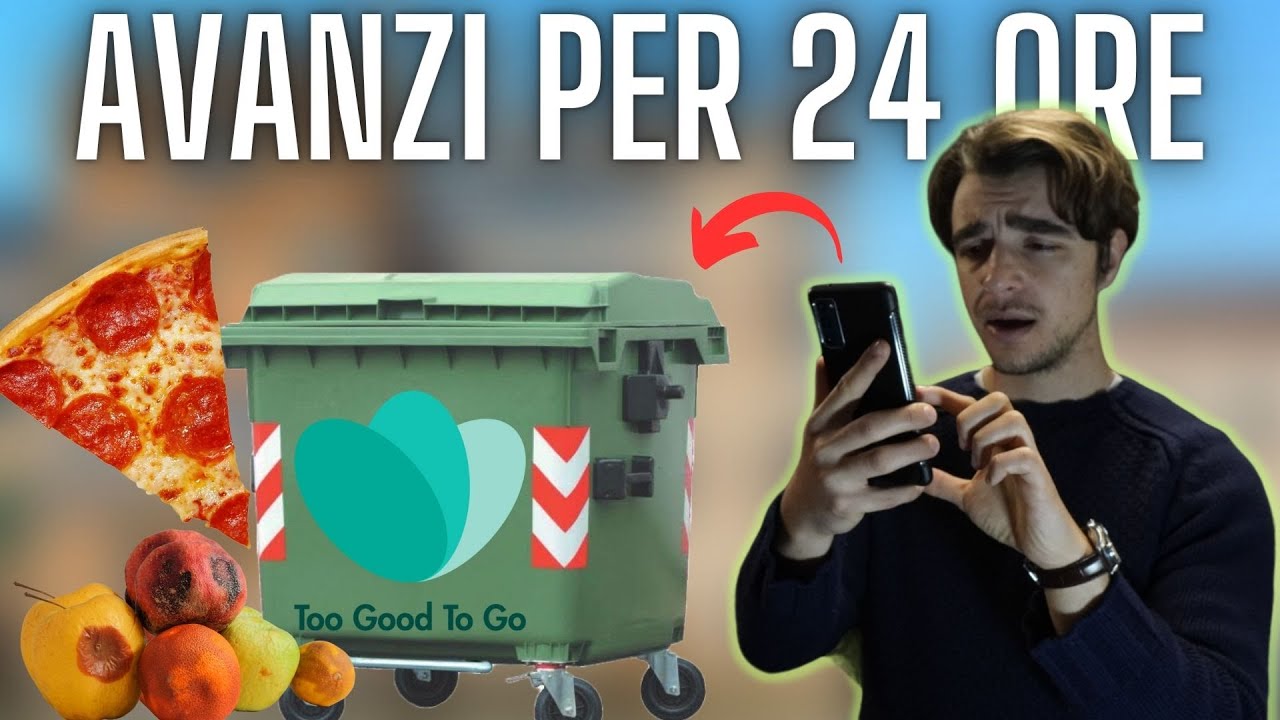 MANGIO SOLO GLI AVANZI DEI BAR e RISTORANTI PER 24 ORE CON TOO GOOD TO GO