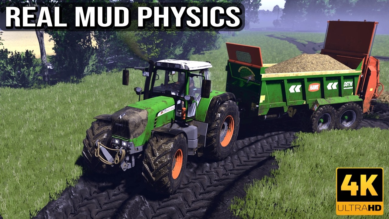 FS25 Next-Gen Mud Physics & Fieldwork Cinematic Gameplay
