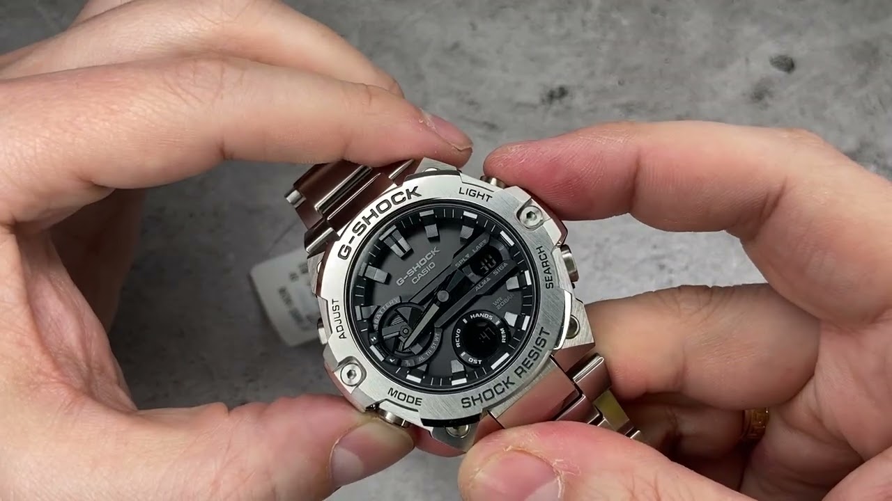 Ручная настройка Casio G-Shock GST-B400D-1A