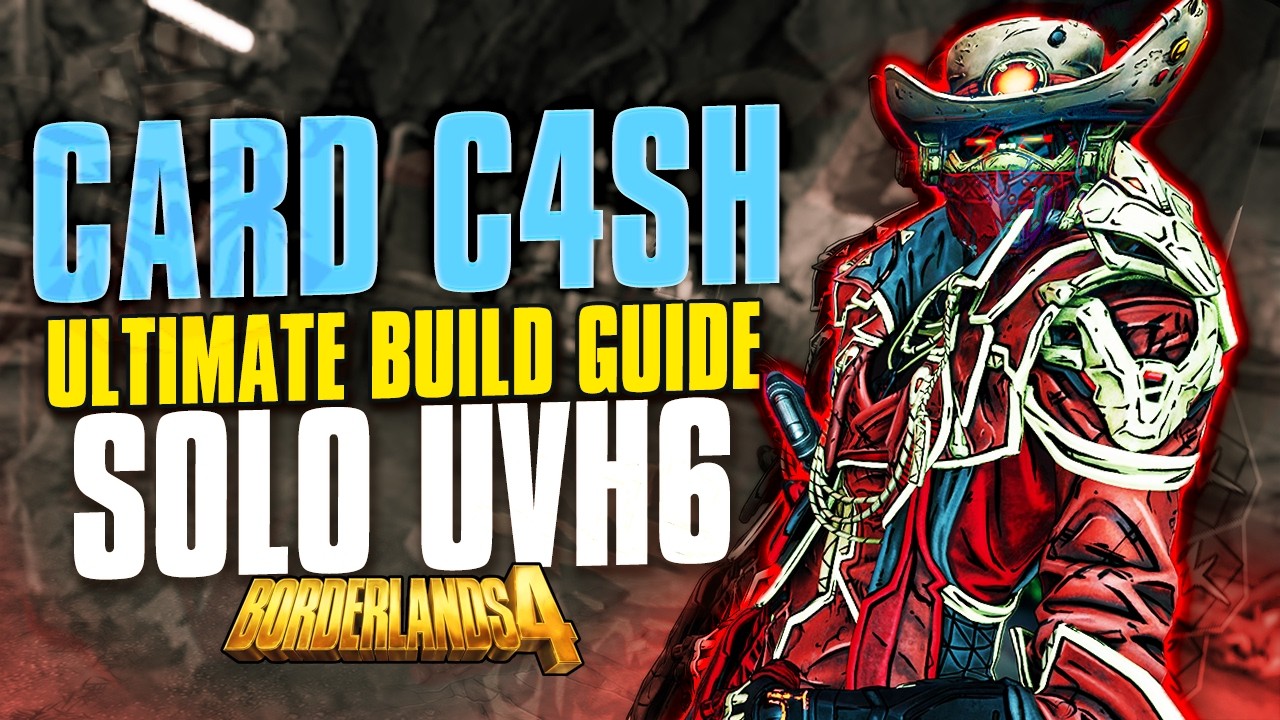 CARD C4SH ENDGAME BUILD! - Blue Tree UVH6 Ready Build Guide - (Borderlands 4 Mad Ellie DLC)