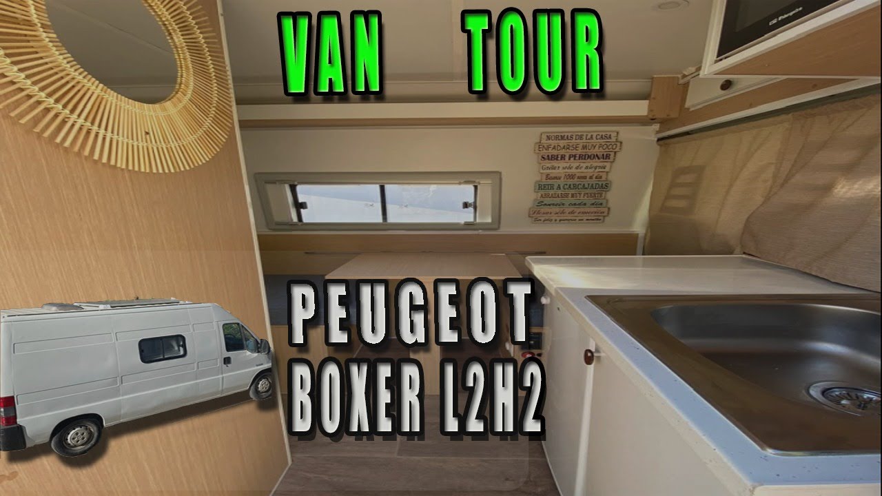 VANTOUR🚐 [COMPLETO] Furgoneta camper PEUGEOT BOXER L2H2