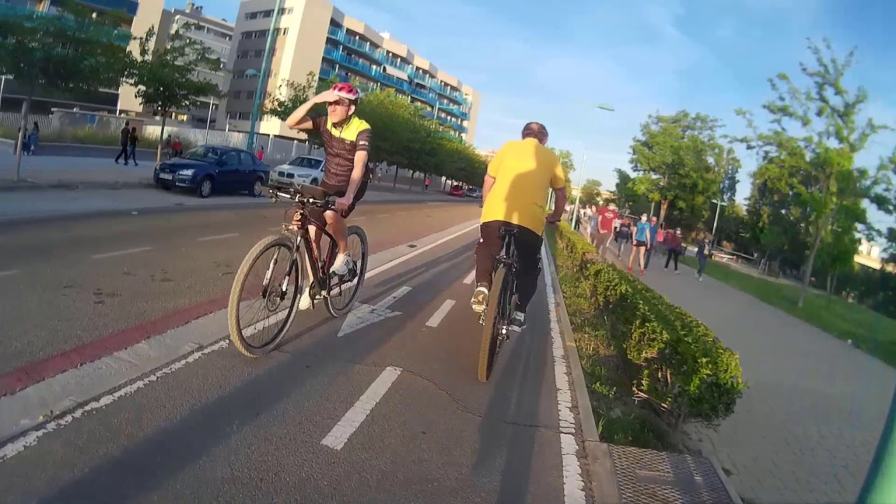 En bici contra el coronavirus. Primer día tras el confinamiento (2/5/2020).