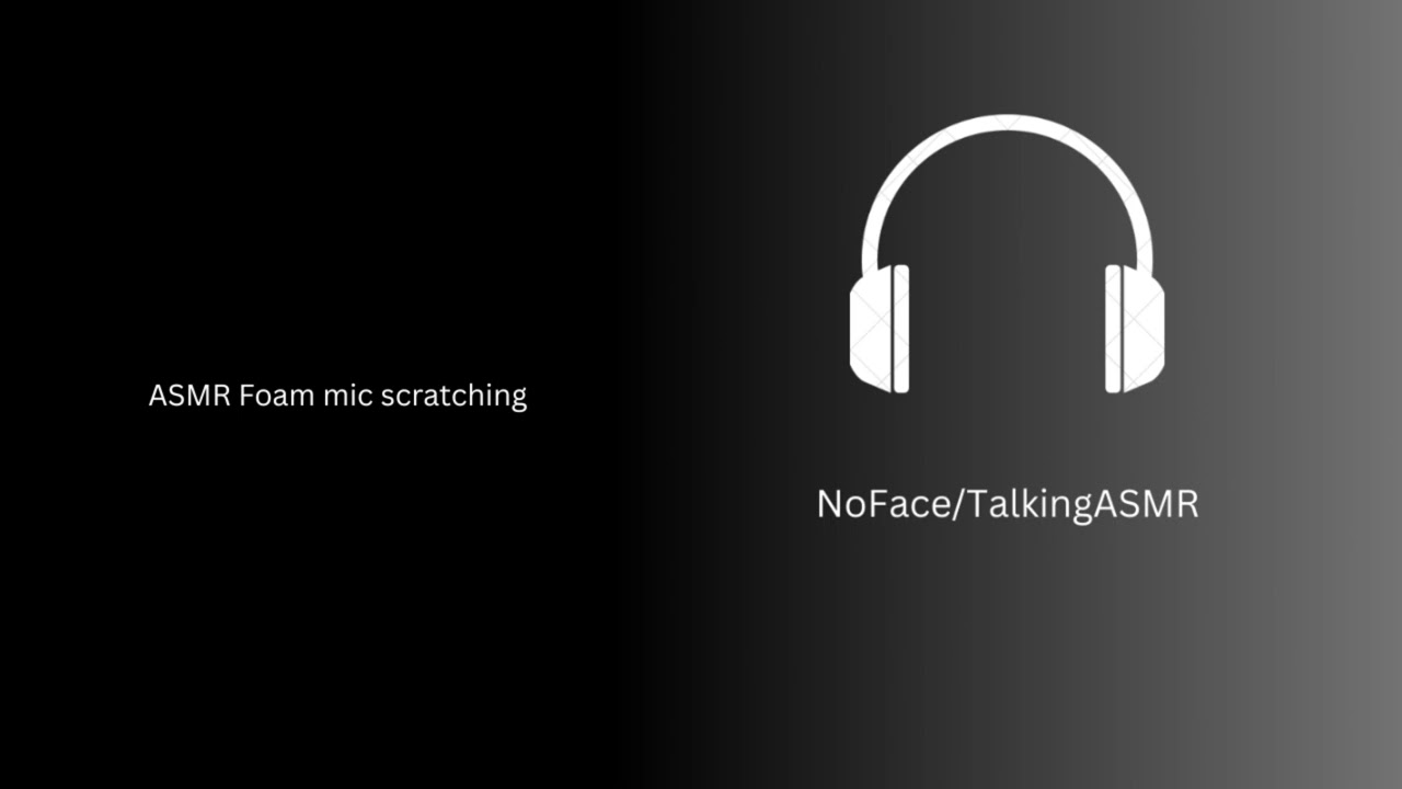 ASMR Foam mic scratching!