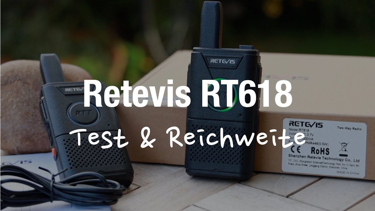 Retevis RT618 Funkgeräte Reichweite (Walkie Talkie Test)