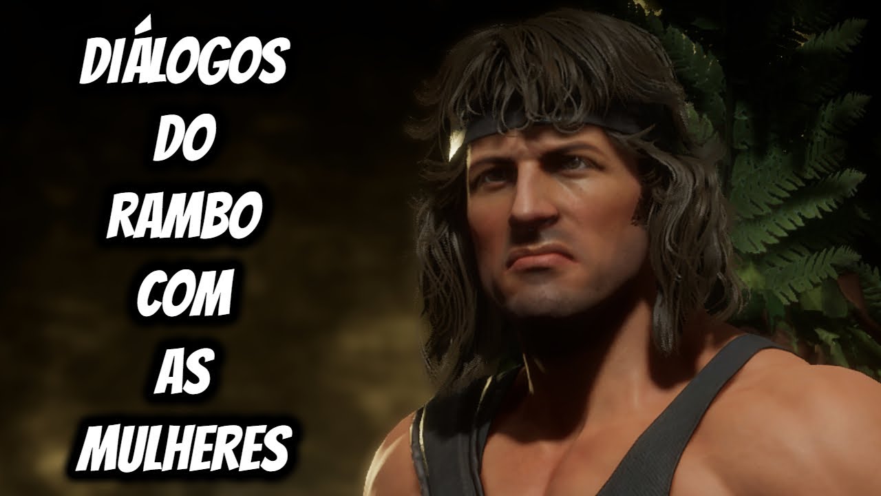 Falas do Rambo com todas as Mulheres - MORTAL KOMBAT 11