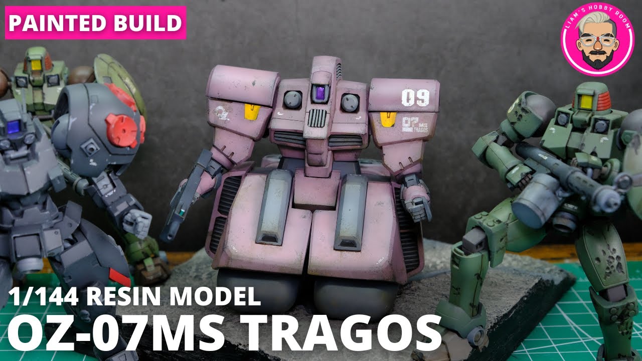 OZ Tragos из Gundam Wing | Полный набор из смолы 1/144 от K Scale Models