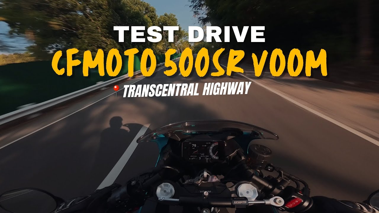 Test Driving CFMOTO 500SR Voom 