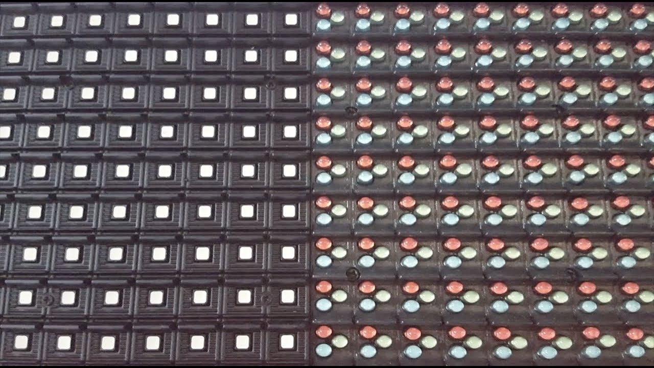 Diferença entre Painel de LED SMD e DIP / PTH - IDEA Painéis de LED