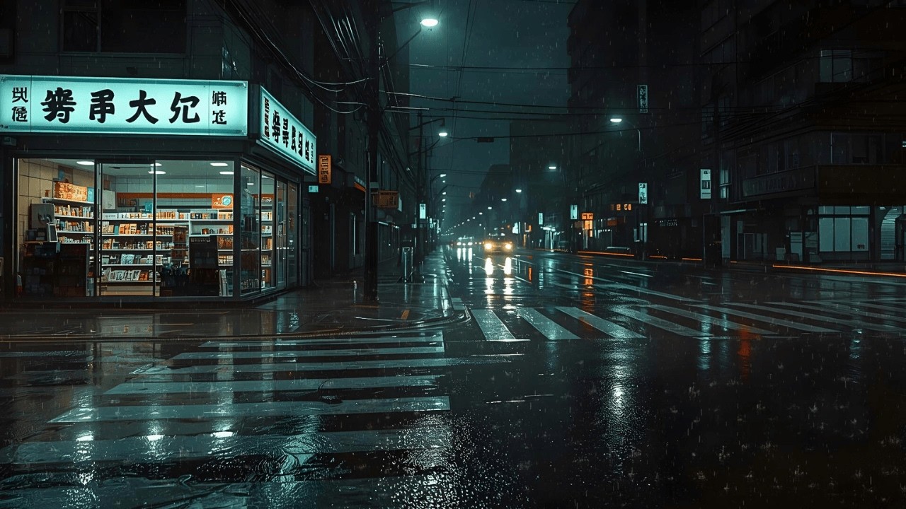 🌧️ Midnight Tokyo Lofi – Rainy Night Jazz & Cozy Winter Vibes