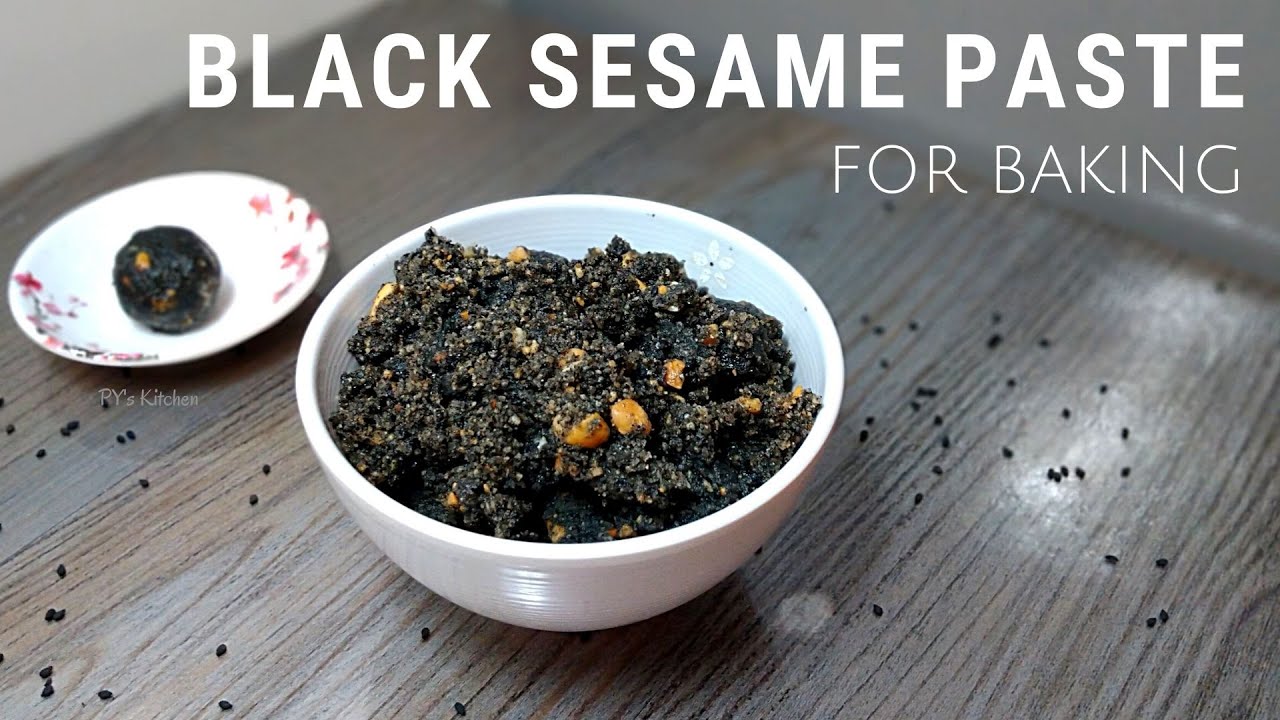 Black Sesame Paste Filling (For Baking & Mooncakes)