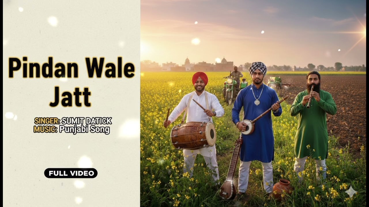Pindan Wale Jatt (Official Video) #SumitDatick  #punjabisong #newsong