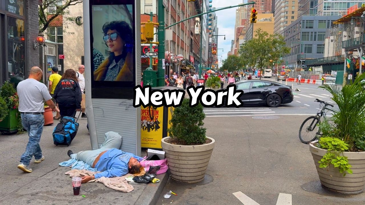 Travel To New York City Walking Tour 8th Avenue Manhattan NYC