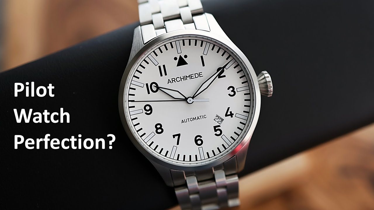 A White-Dial Pilot Watch From Germany - The ARCHIMEDE 42mm Flieger