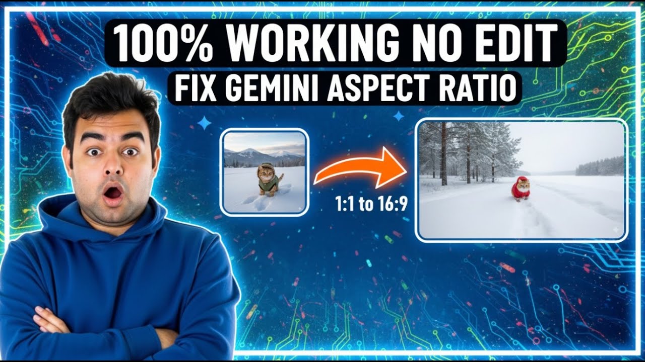 [100% Working] How to EASILY Fix Gemini Nano Banana Aspect Ratio Problems (NO EDITING)