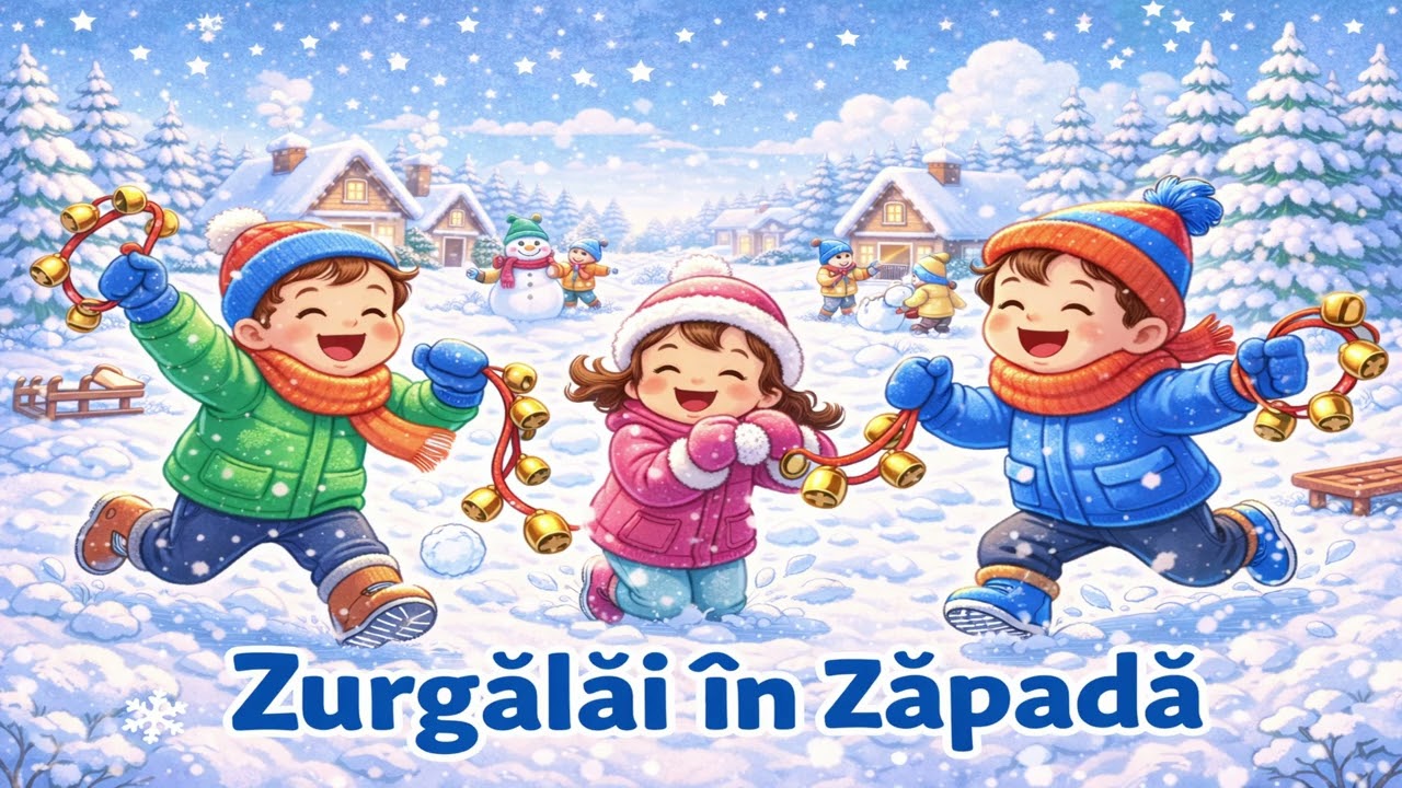 Zurgălăi în Zăpadă – Cântec Liniștit pentru Copii