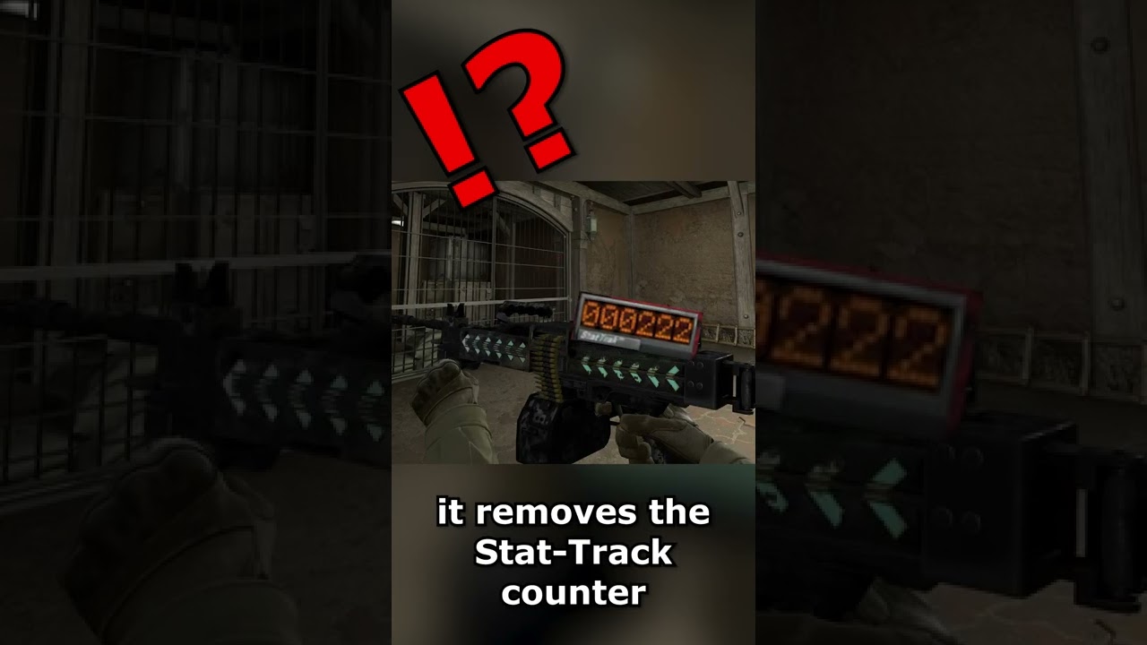 the MOST StatTrak kills in csgo... #shorts