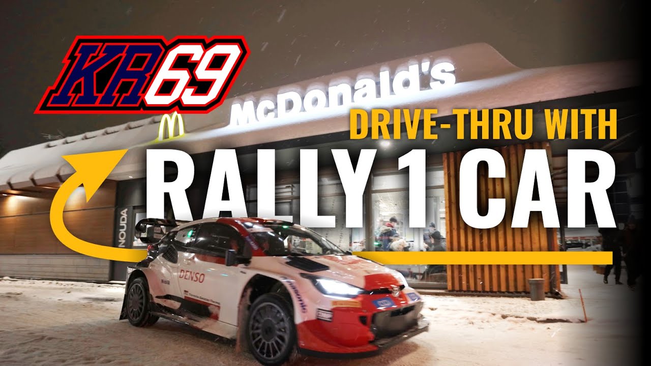 McDonalds's Drive Thru With WRC Winning Car | KR69 Vlog