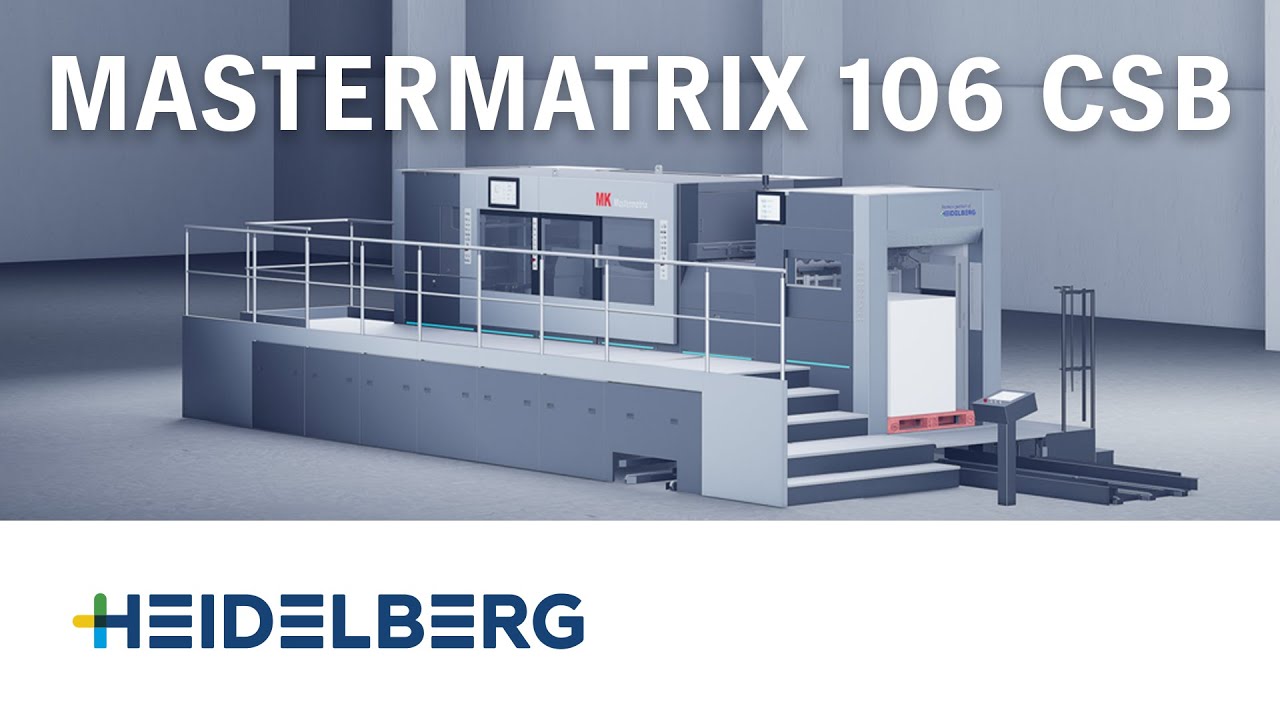 The Big Reveal: Mastermatrix 106 CSB &ndash; Postpress is now fully integrated into the digital workflow