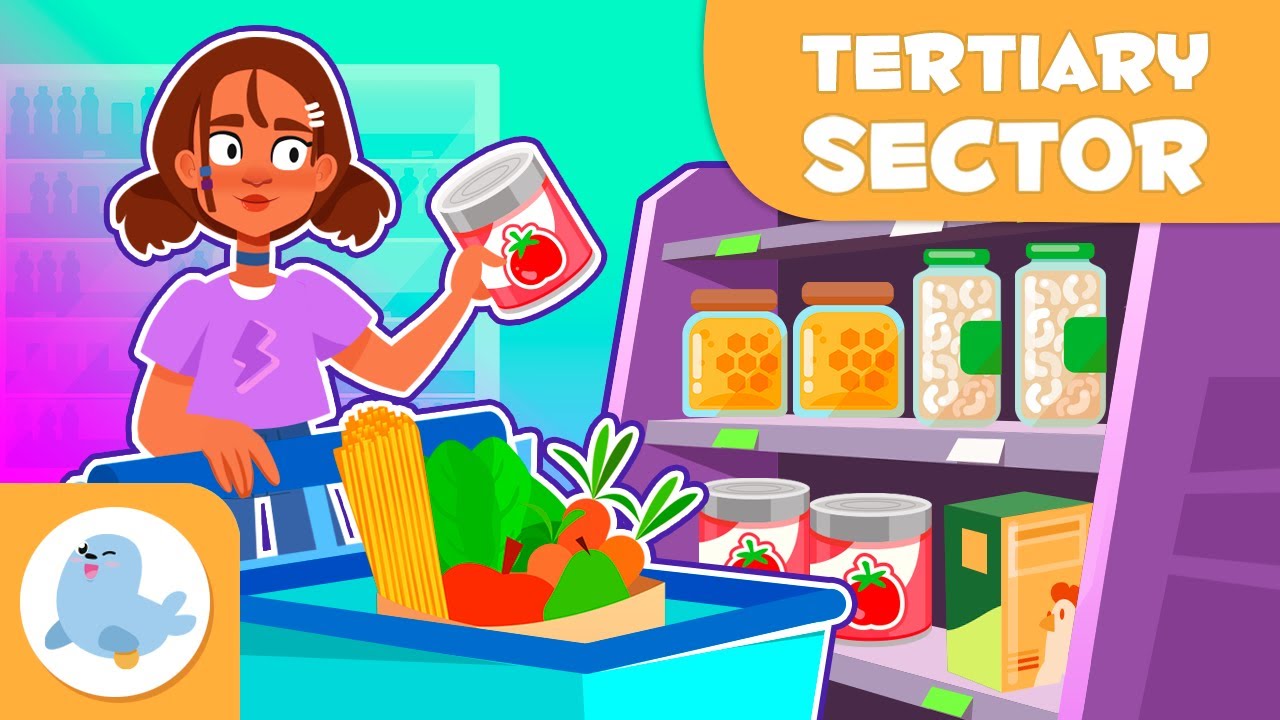 🏢 ТРЕТИЙ СЕКТОР для детей 🚌💼 Услуги и торговля 🏥🛒