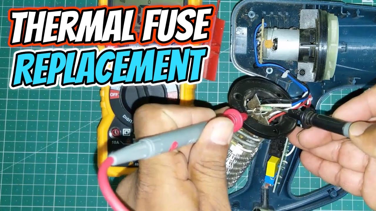 DIY Heat Gun Repair  Thermal Fuse Replacement Guide #diy #experiment #electronic #automobile