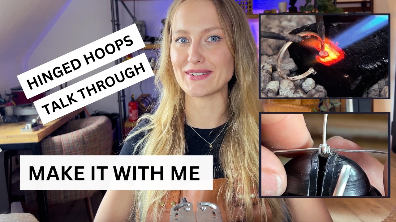 Как сделать серьги-кольца с шарнирами | САМЫЙ ПРОСТОЙ шарнир на свете!