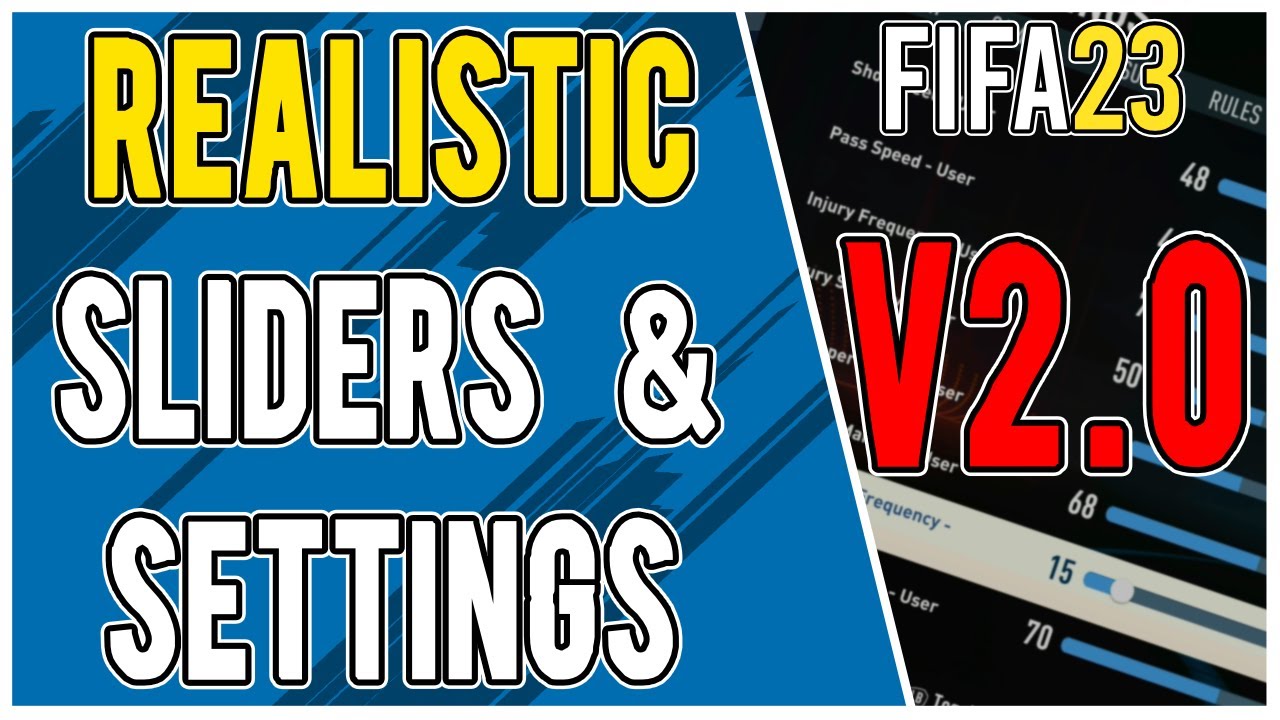 FIFA 23 Gameplay Sliders for More Realistic/Challenging Gameplay | Settings & Sliders