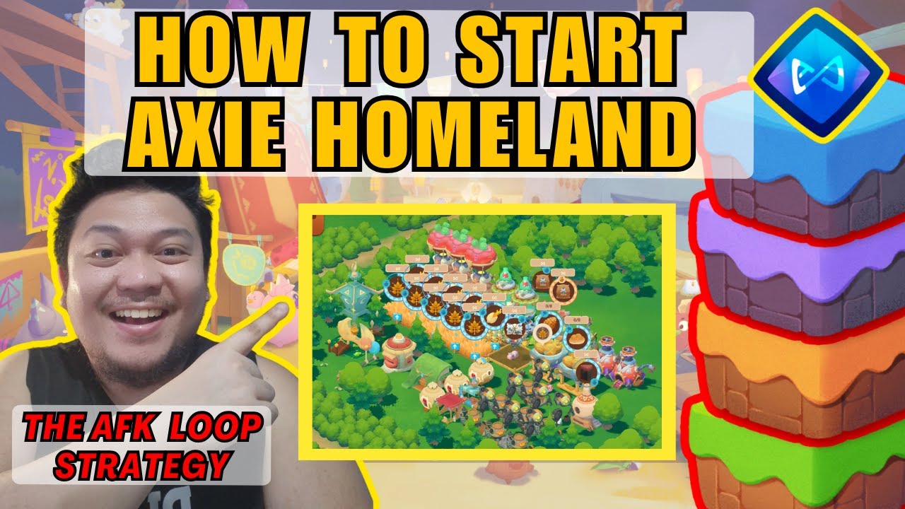 TUTORIAL FOR BEGINNERS | AXIE INFINITY HOMELAND | HOW TO START | THE LOOP STRATEGY #axiehomeland