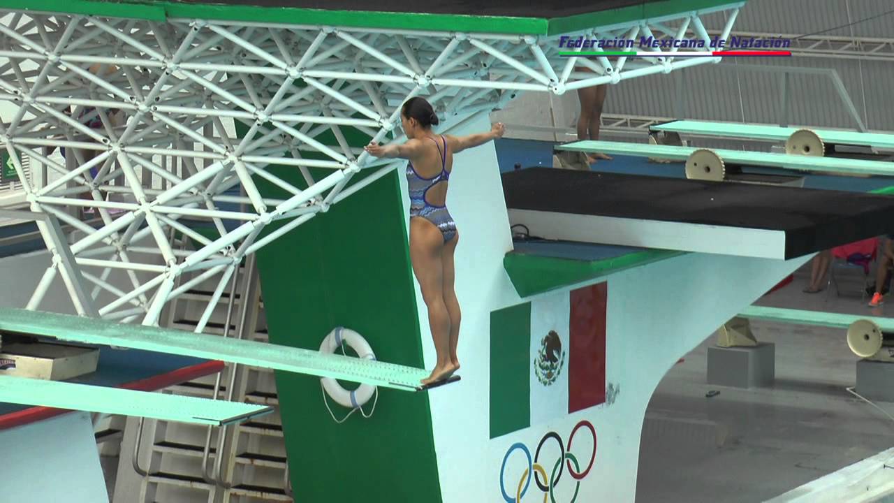 Campeonato Nacional de Primera Fuerza Ibone Belausteguigoitia Final 3 mts  Trampolín Individual Feme