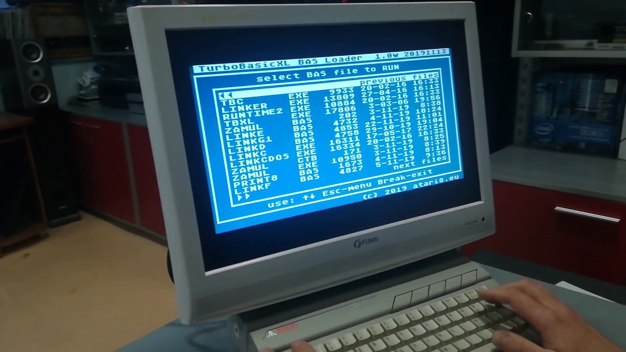 Loader plik&oacute;w BAS - Turbo Basic XL