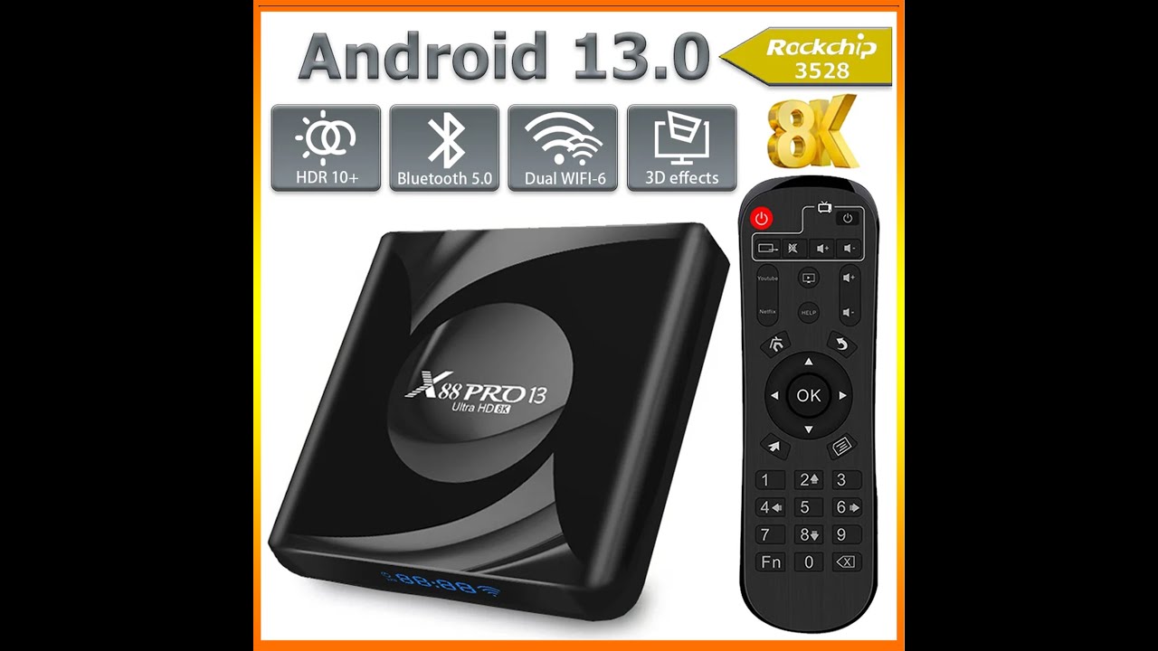X88 Pro Android 13 2024 New Model Best Android Box Original - Make Your LED Smart