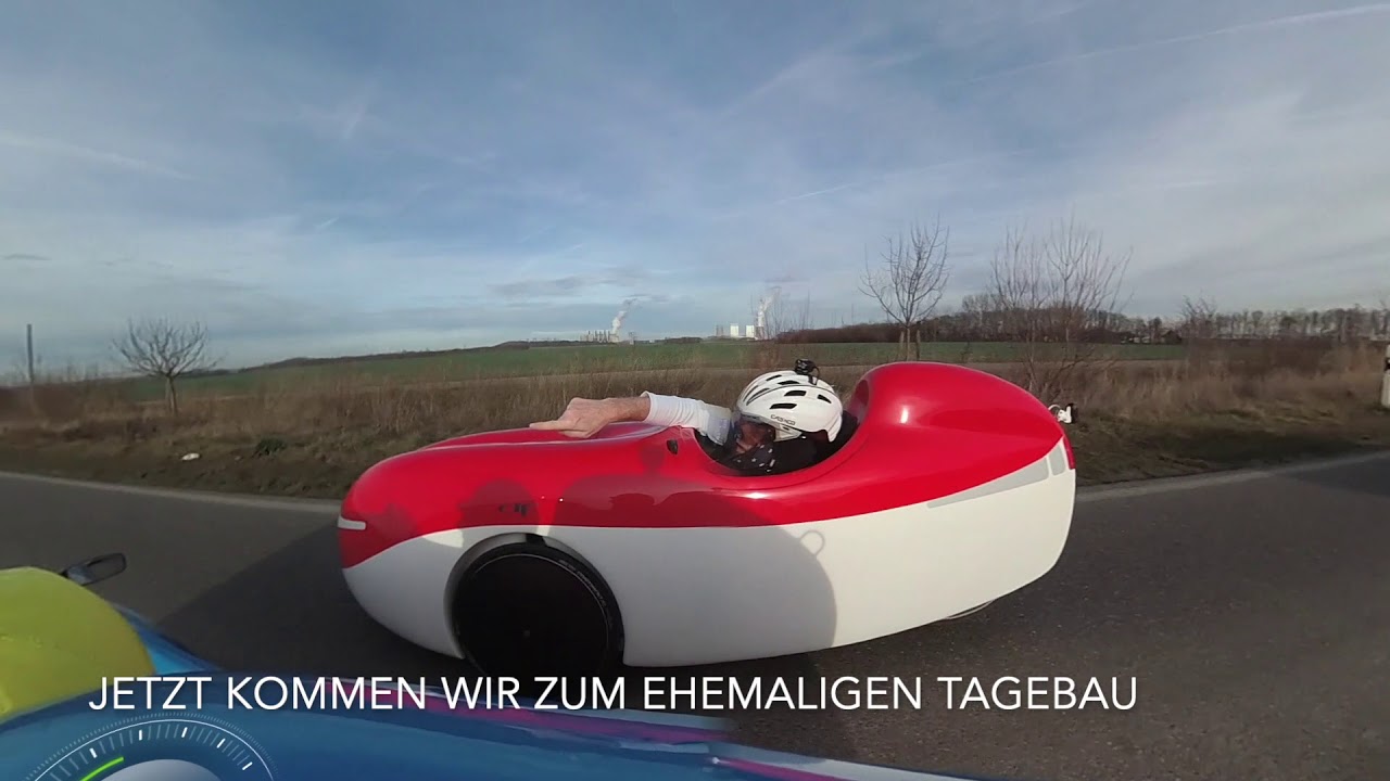 Velomobil - Rasen nach Roermond