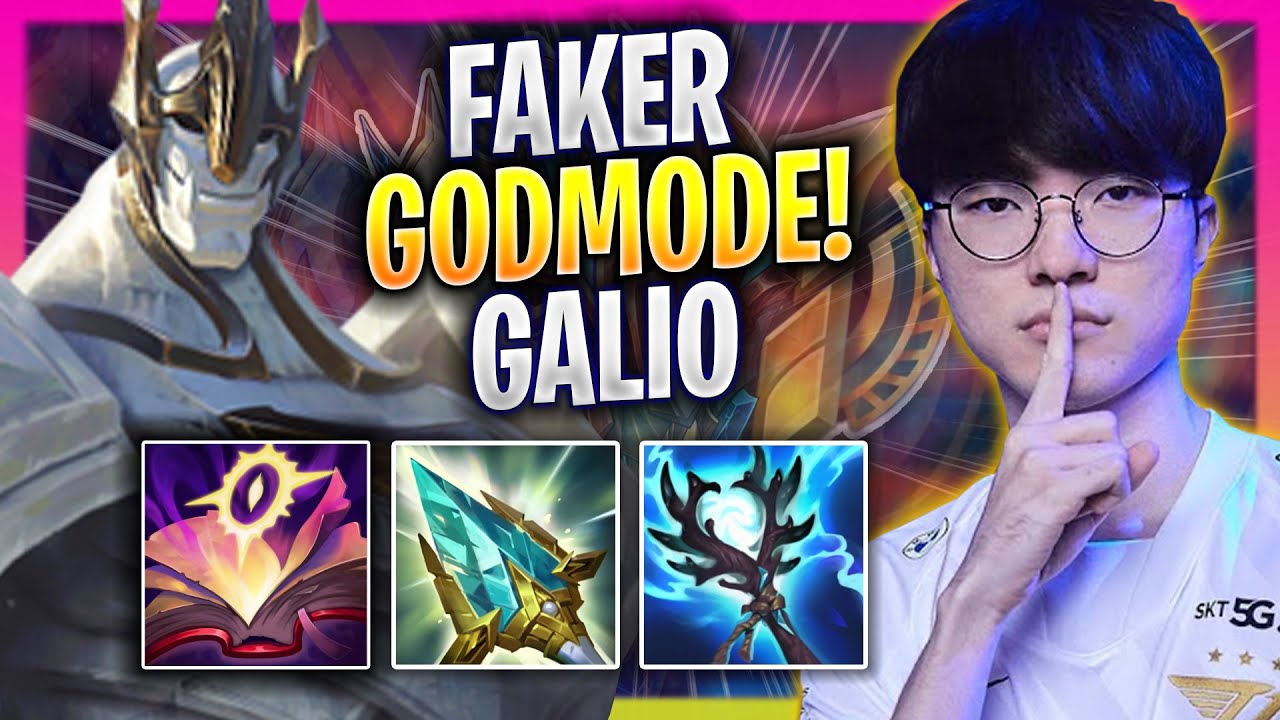 FAKER LITERALLY GOD MODE WITH GALIO! - T1 Faker Plays Galio MID vs Smolder! | Season 2025