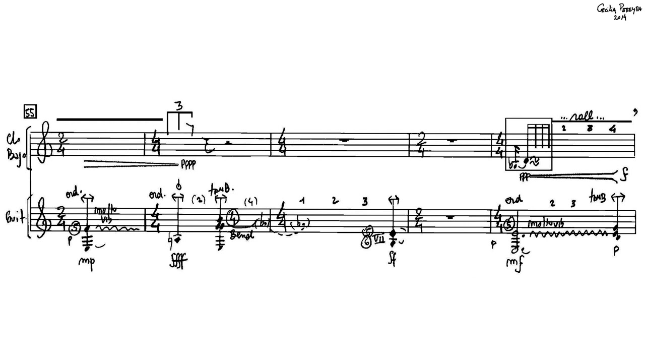 Grida (with score) Cecilia Pereyra