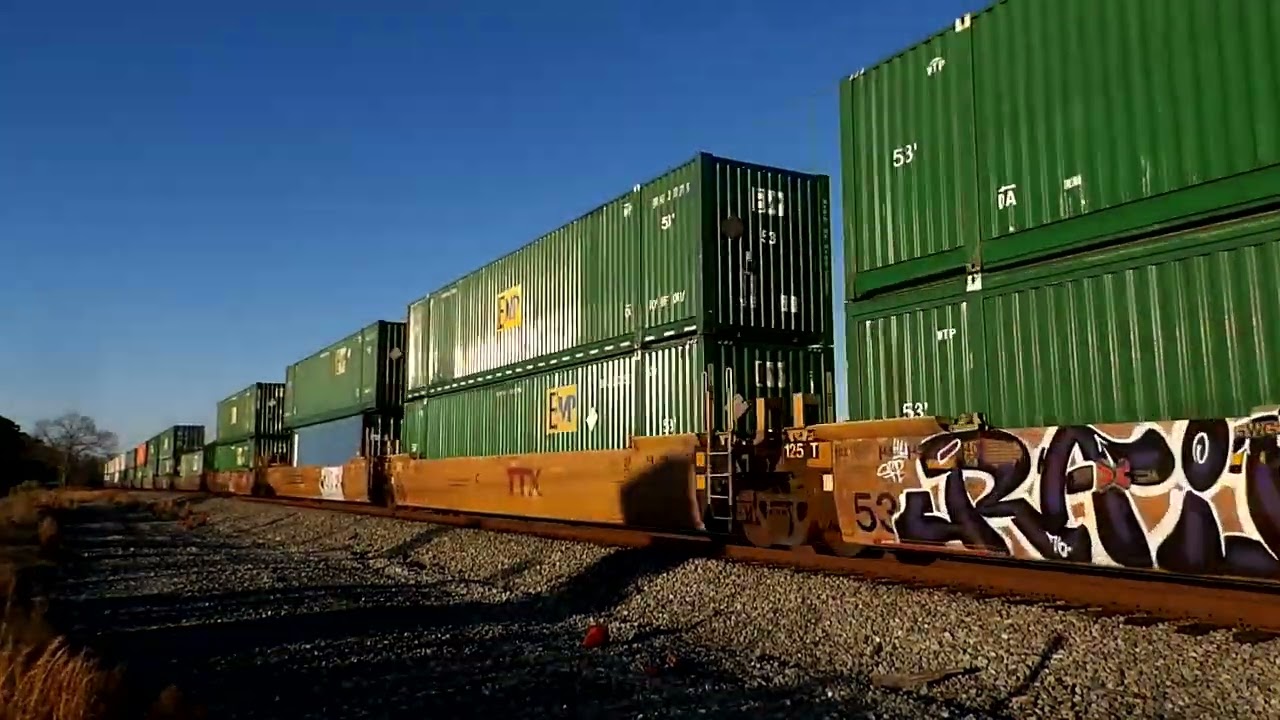 NS 4476 Leads NS 281 Through Warner Robins, GA 1-19-26