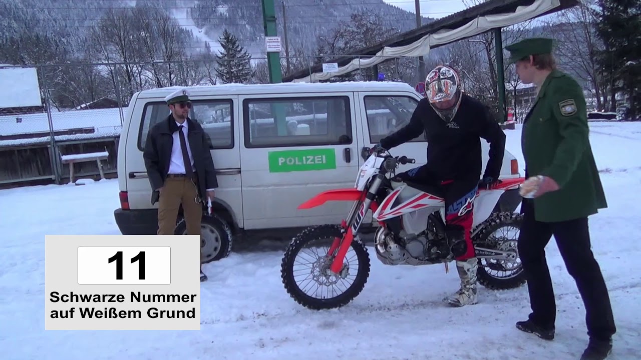 Die Skijöring Polizei