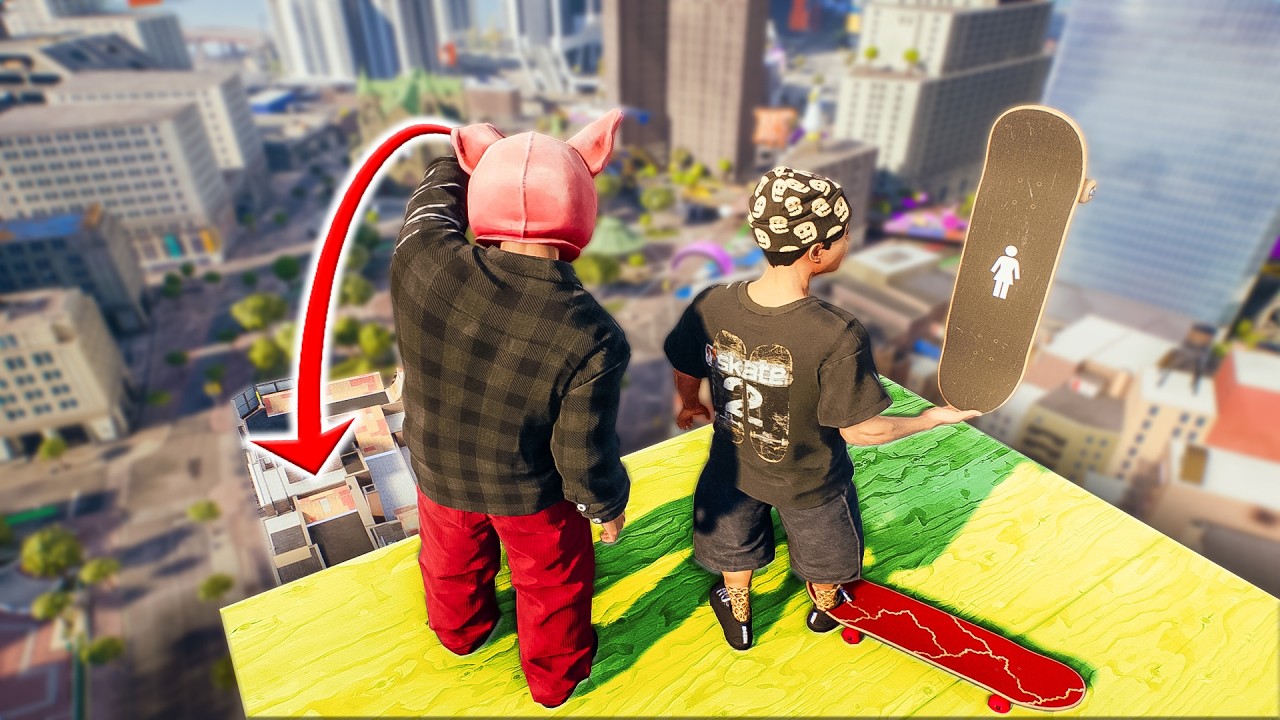 К моему челленджу Skate 4 присоединился случайный игрок…